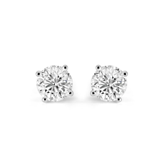 Lab grown 3 carat each diamond earring studs Hong Kong USA UK Australia New Zealand Japan Taiwan Singapore