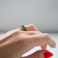 Green emerald eternity ring, round emerald eternity band, emerald ring, emerald jewellery, emerald jewelry, natural emerald ring, 2 carat emerald band, zambian emerald, vivid green emerald 