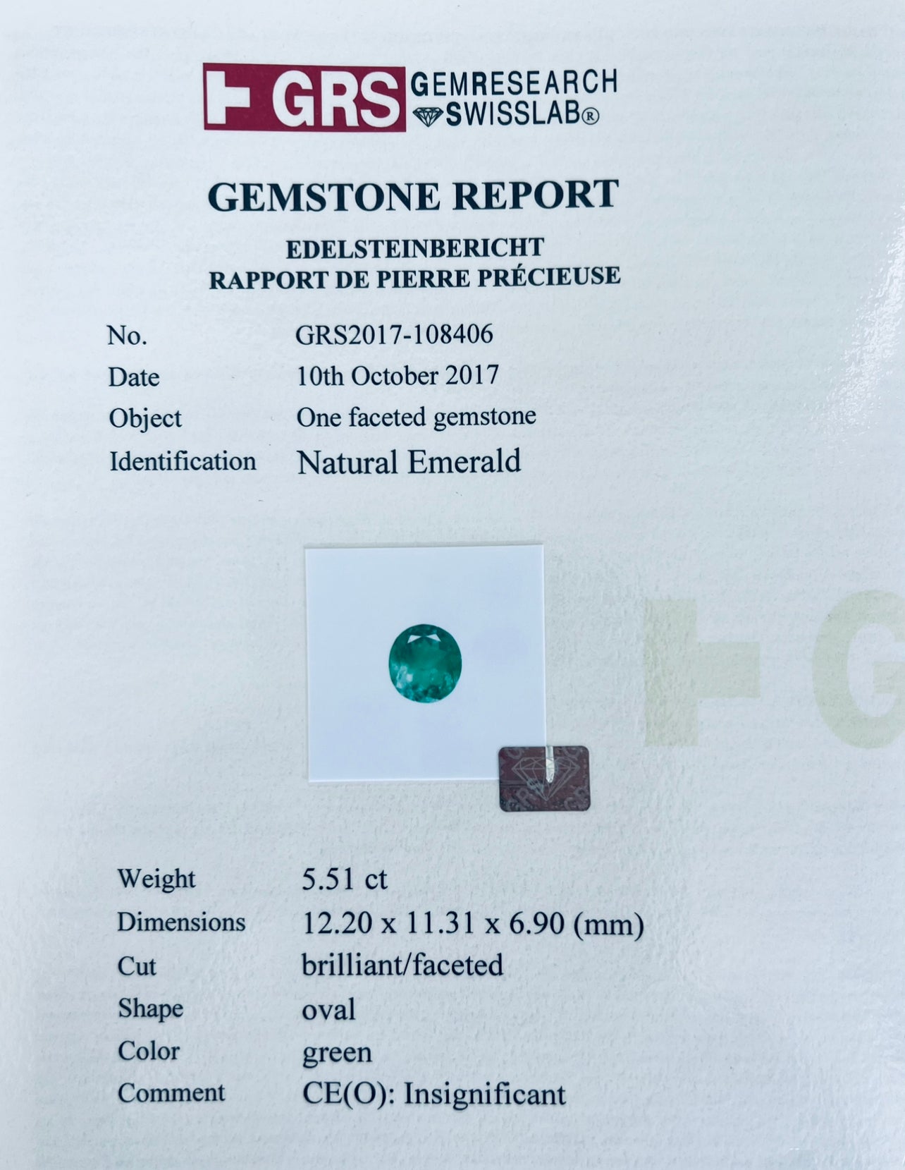 Green Colombian emerald and diamond ring in 18k gold by Valentina Fine Jewellery Hong Kong