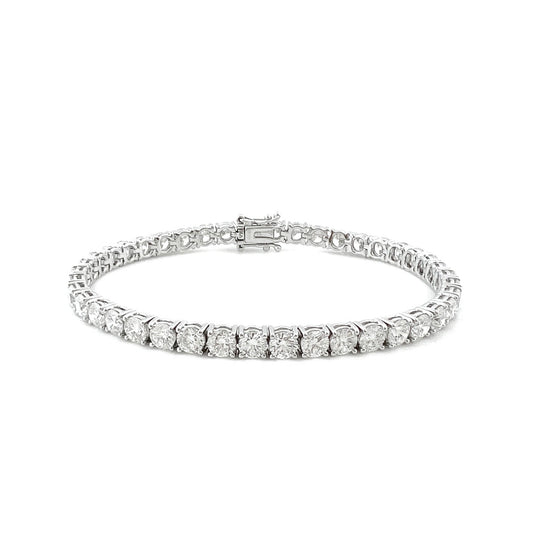 10 carat tennis bracelet, diamond tennis bracelet, high clarity tennis bracelet, 10ct bracelet, 10ct tennis bracelet, diamond bracelet, diamond jewellery, hong kong jewellery, white gold bracelet,