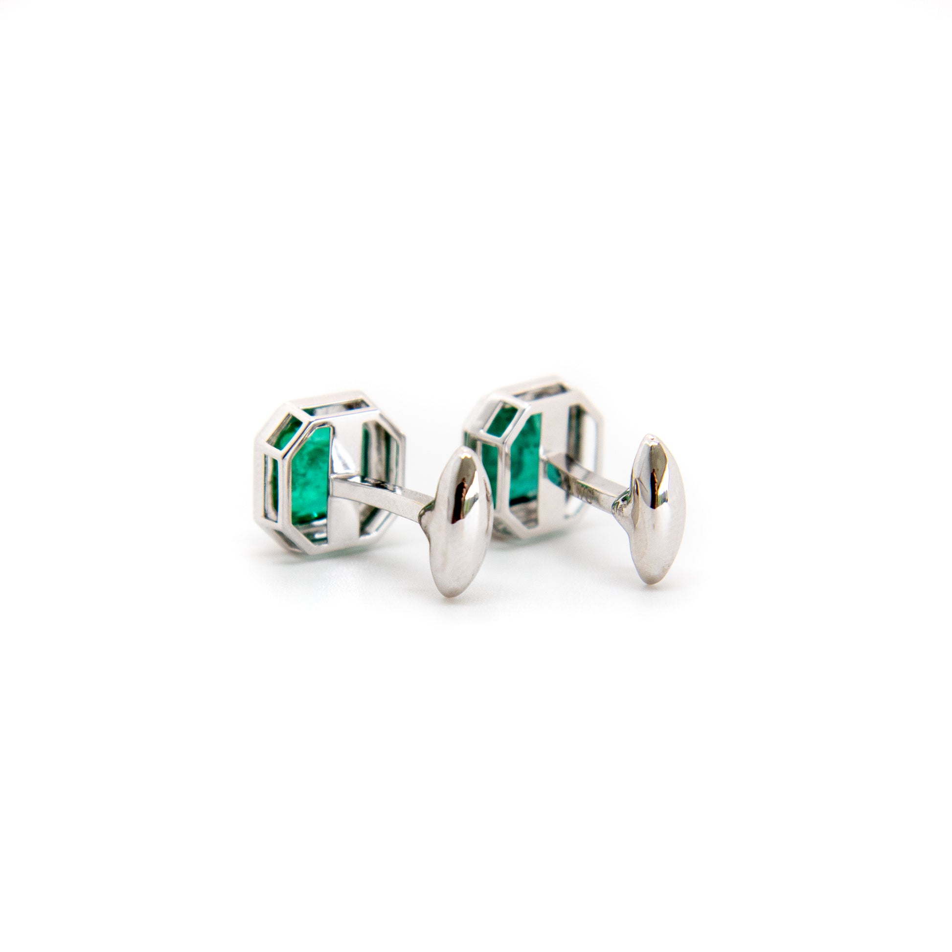 Emerald cufflinks