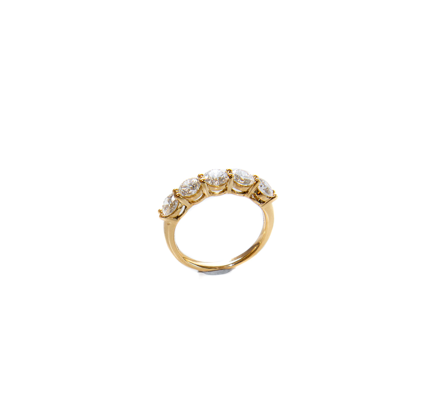 Round Diamond Shared Prong Eternity Ring Hong Kong