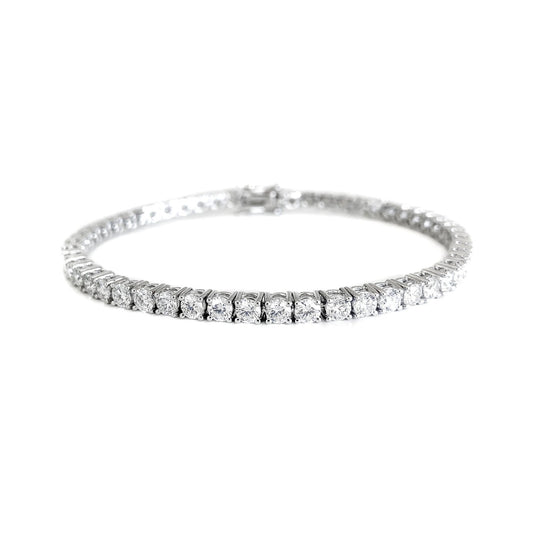 Classic diamond tennis necklace, tennis bracelet, 6 carat tennis bracelet, diamond bracelet, 5 carat tennis bracelet