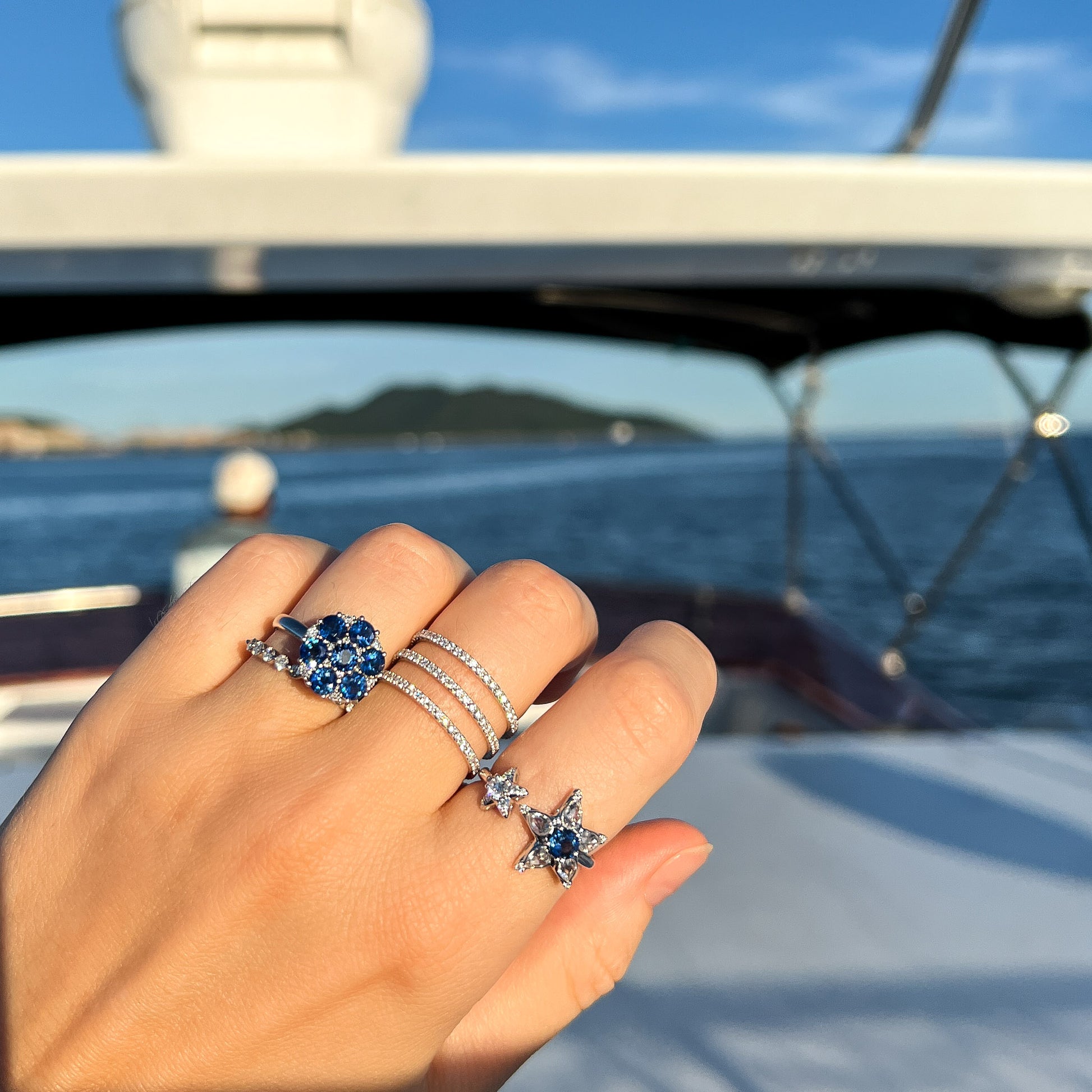 diamond ring, 3 row diamond ring, diamond, stacking ring, wedding ring, engagement ring, hong kong jewellery