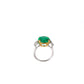 Colombian Emerald and Diamond Cocktail Ring Hong Kong