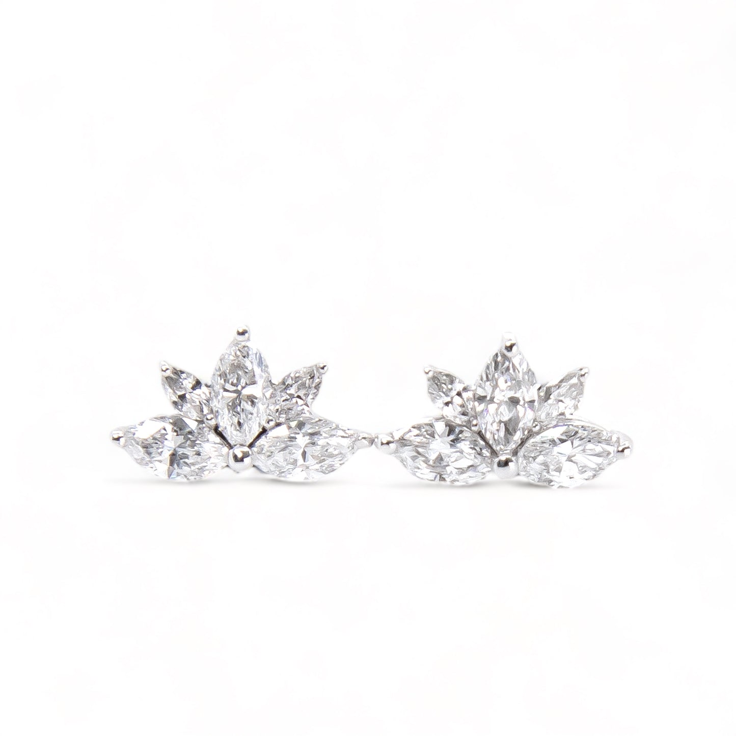 Marquise Diamond Earrings, Marquise cut diamond, Diamond studs, Marquise shape earrings, every day stud earrings Hong Kong