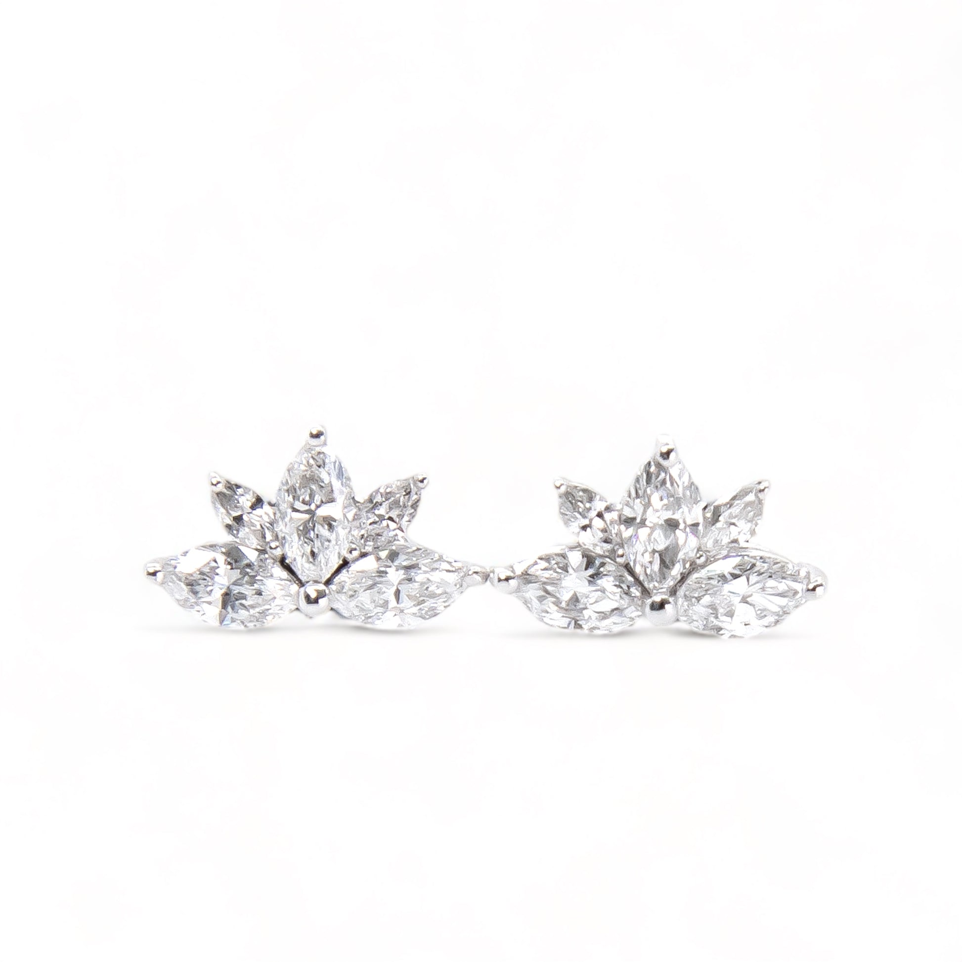 Marquise Diamond Earrings, Marquise cut diamond, Diamond studs, Marquise shape earrings, every day stud earrings Hong Kong