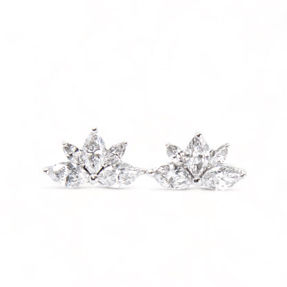 Marquise Diamond Earrings, Marquise cut diamond, Diamond studs, Marquise shape earrings, every day stud earrings Hong Kong