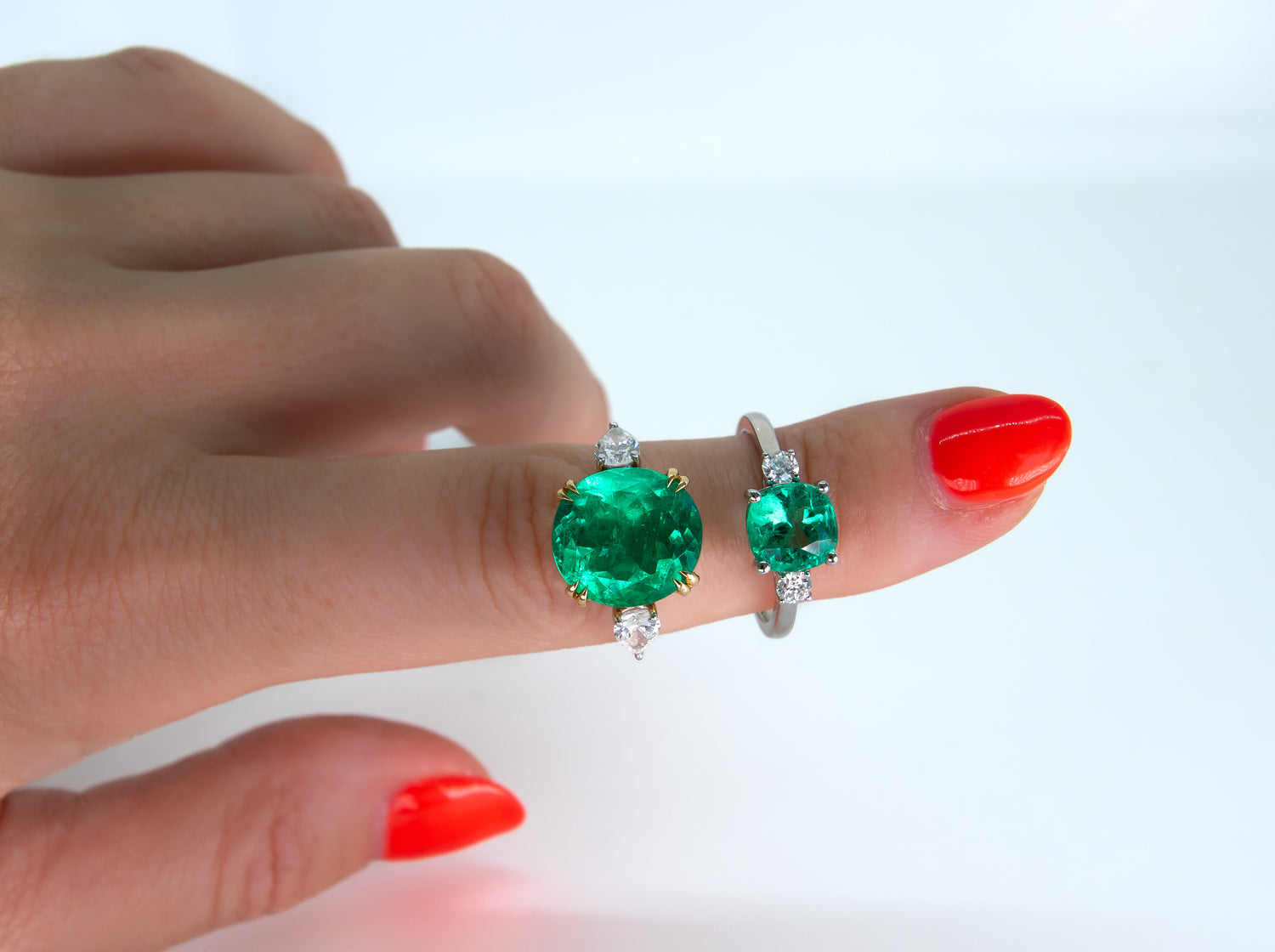 Colombian emerald engagement ring Hong Kong USA UK London Italy Australia New Zealand