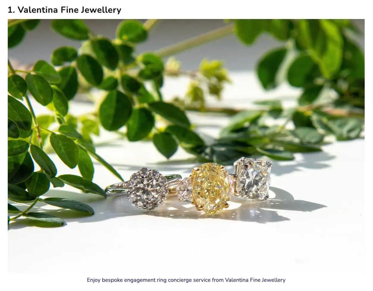 Hong Kong Best Diamond Engagement Rings VALENTINA FINE JEWELLERY