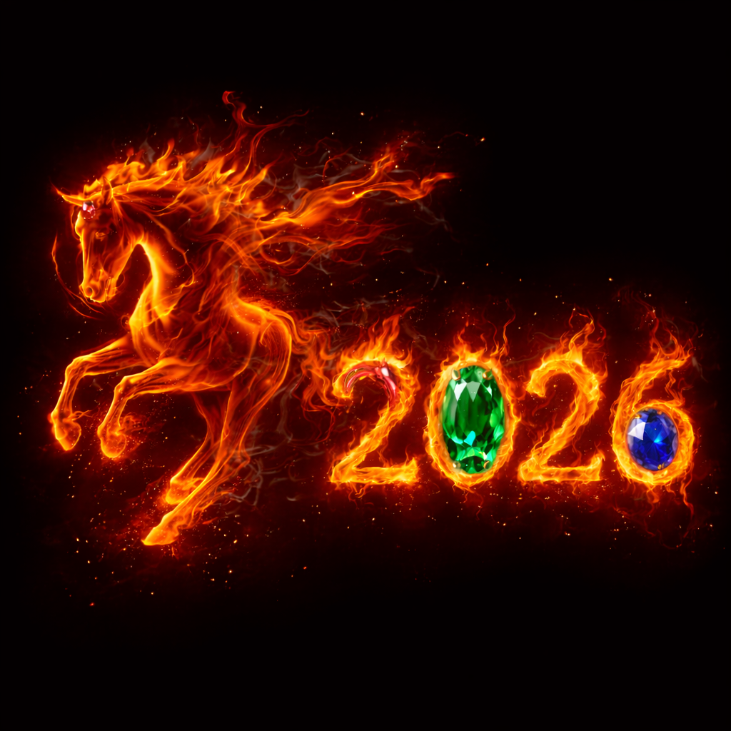 What lucky jewellery to wear during the fire horse year in 2026 by Valentina Fine Jewellery Hong Kong. Global free shipping including USA Australia China and UK