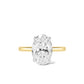 3.02ct Oval Cut Diamond Engagement Ring. 3 carat engagement ring. 3 carat oval diamond ring. USA Australia UK. Oval lab grown diamond ring