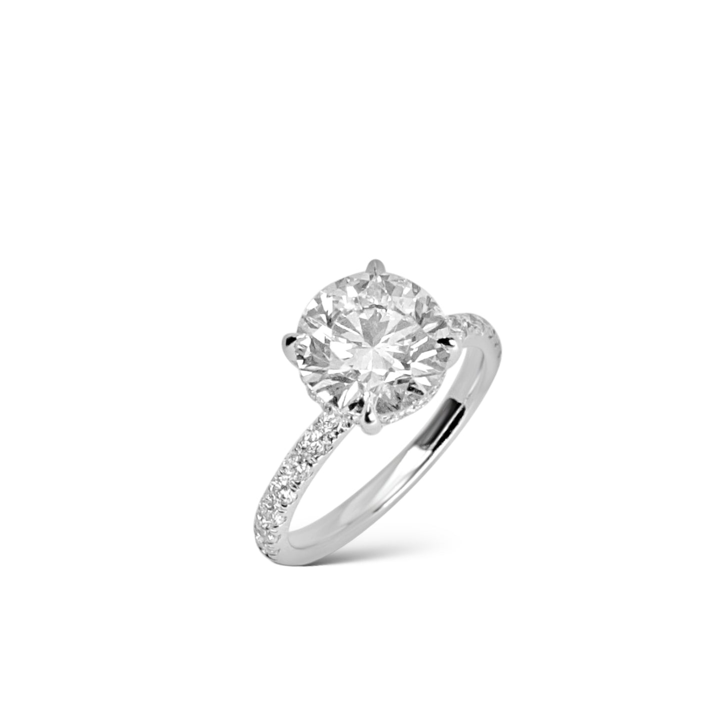 3.06ct Round Cut Diamond Engagement Ring Hong Kong. 3 carat round diamond ring. 3ct tiffany engagement ring. 3 carat lab grown diamond ring, classic. USA. Australia UK