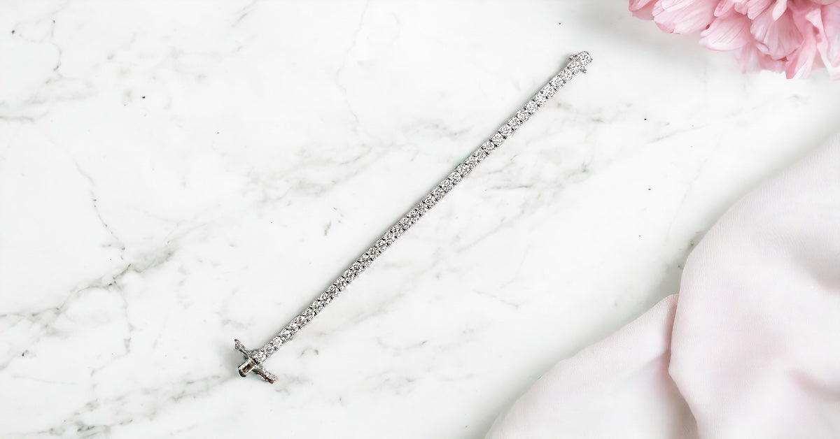 Diamond tennis bracelet 10ct, USA