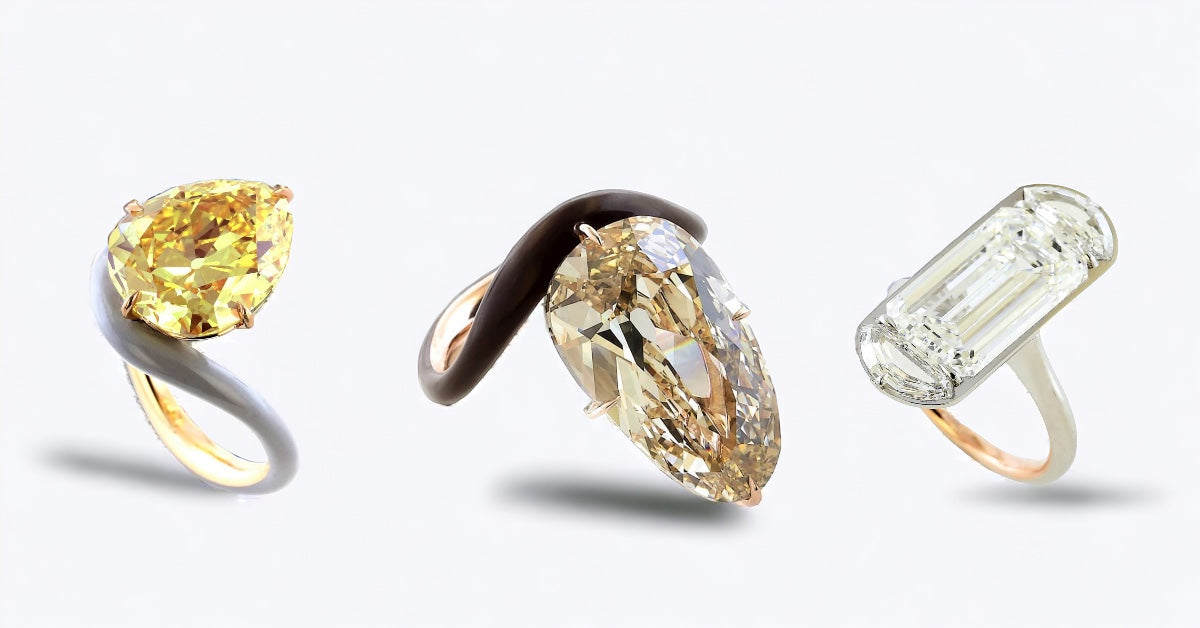 America engagement ring style trends USA Hong Kong curved engagement rings celebrity rings