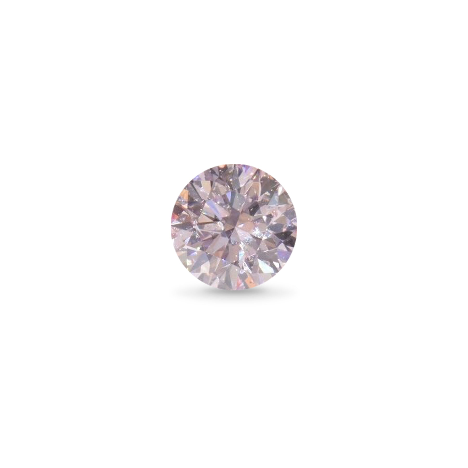 Argyle round pink diamond 8PP by Valentina Fine Jewellery Hong Kong. Global shipping to USA, Middle East, Australia and UK