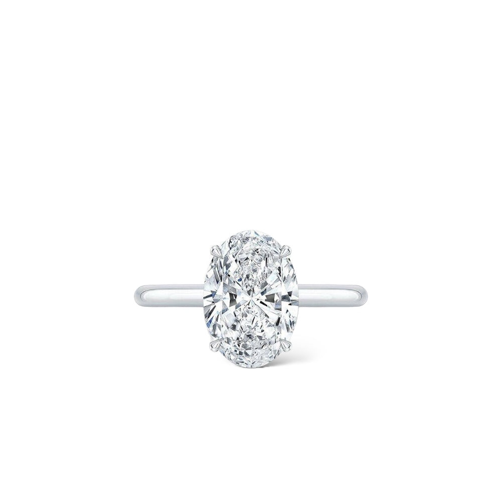 Oval Solitaire Engagement Ring – Valentina Fine Jewellery