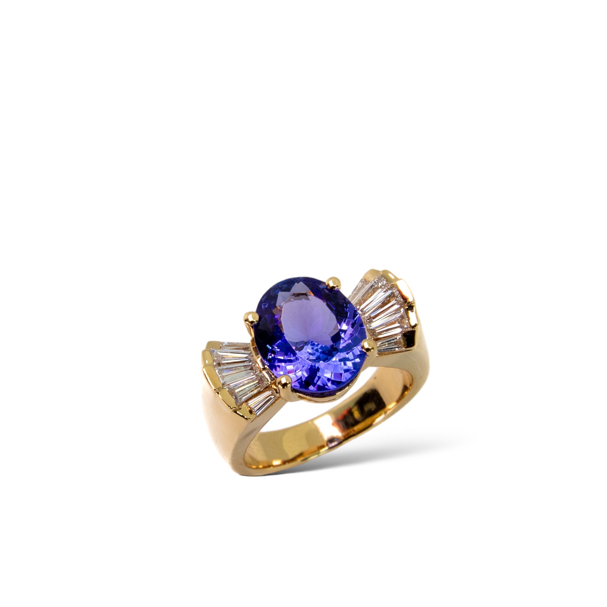 Solid Gold Chunky 80s Style Ring by Valentina Fine Jewellery