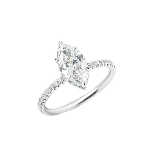 Marquise Cut Engagement Ring Hong Kong