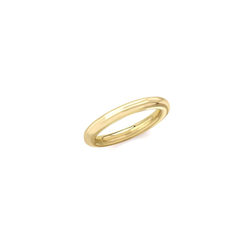 Thin Solid Recycled 14k Gold Stacking Ring- Rose Gold, White Gold, Yellow  Gold, Mixed Gold Made to Order